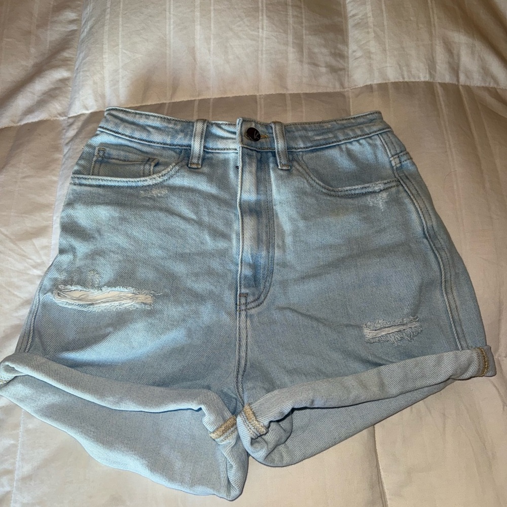 KanCan Light Wash Jean Shorts